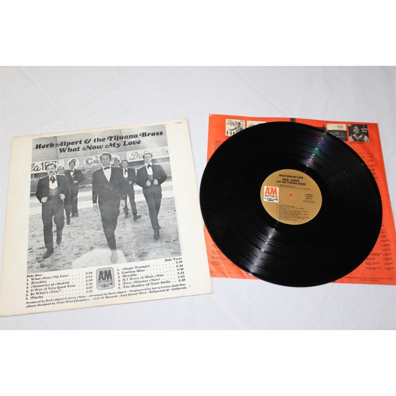 Herb Alpert & The Tijuana Brass What Now My Love LP-114, T-90655 Vinyl LP, Album - 54-014