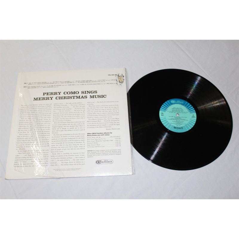 Perry Como Perry Como Sings Merry Christmas Music CAL 660, CAL-660 Vinyl LP, Alb - 54-019