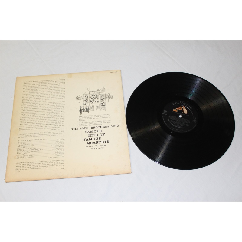 The Ames Brothers With Hugo Winterhalter Orchestra Sing Famous Hits Of Famous Qu