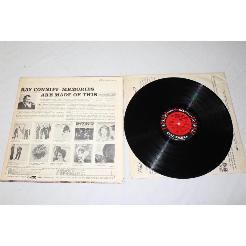 Ray Conniff And His Orchestra & Chorus Memories Are Made Of This CS 8374 Vinyl L