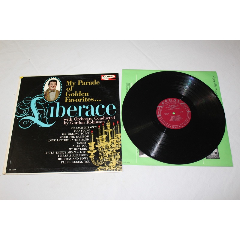 Liberace My Parade Of Golden Favorites CRL 57377 Vinyl LP