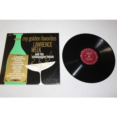 Lawrence Welk And His Champagne Music My Golden Favorites CRL 57353 Vinyl LP, Co