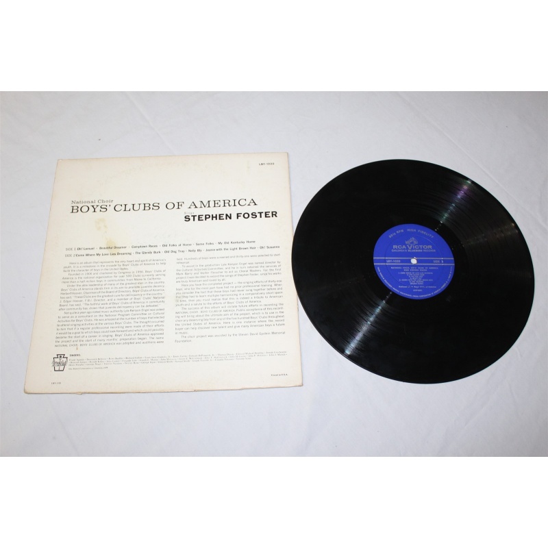 The Boys Clubs Of America Choir Boys Clubs Of America Sings Stephen Foster L