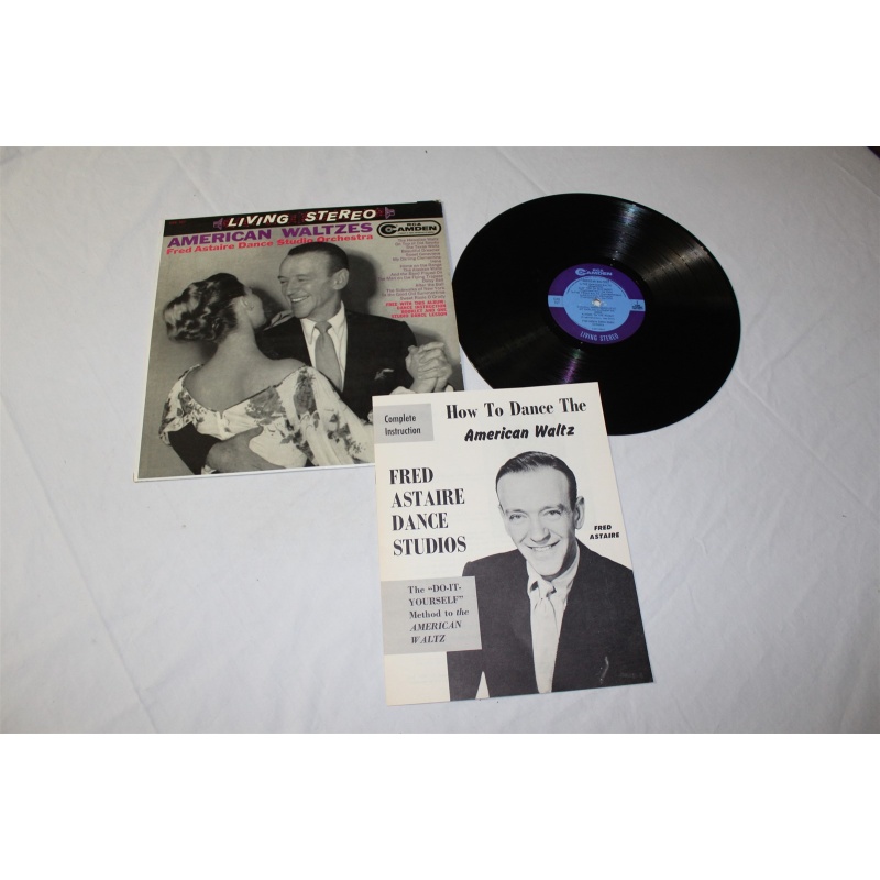 Fred Astaire Dance Studio Orchestra American Waltzes CAS-557 Vinyl LP