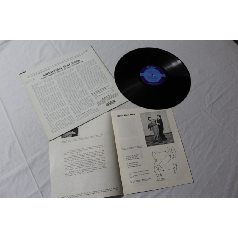 Fred Astaire Dance Studio Orchestra American Waltzes CAS-557 Vinyl LP