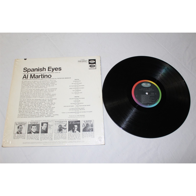 Al Martino Spanish Eyes T 2435 Vinyl LP, Album, Mono
