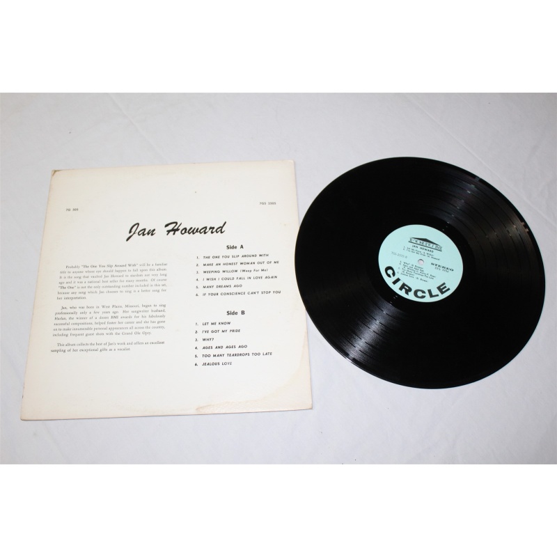 Jan Howard Jan Howard 7GS-2505 Vinyl LP, Album