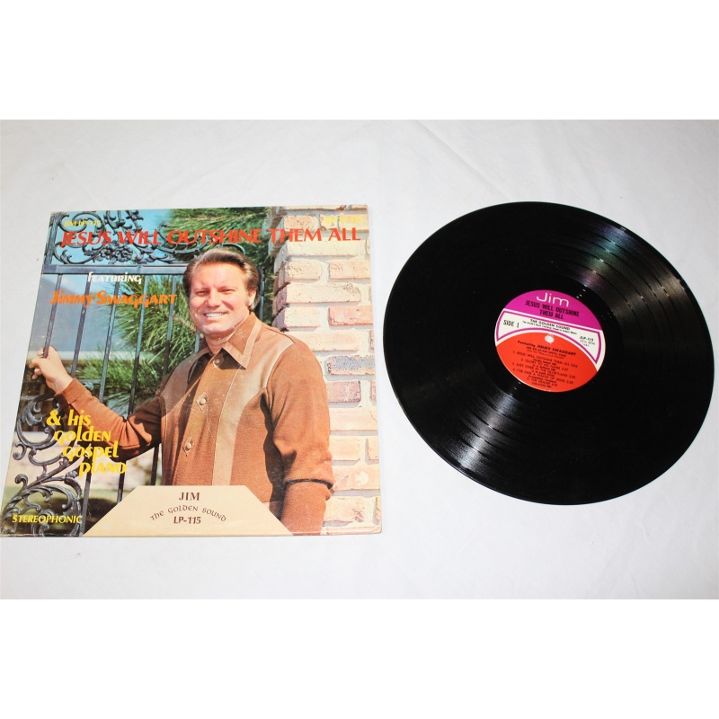 Jimmy Swaggart Jesus Will Outshine Them All JLP-115, LP-115 Vinyl LP, Album - 54-083