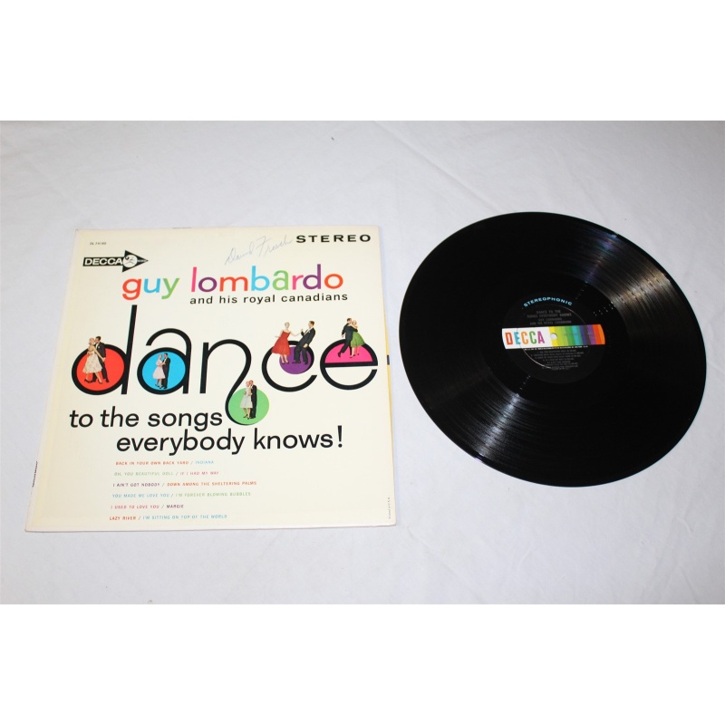 Guy Lombardo And His Royal Canadians Dance To The Songs Everybody Knows DL 74180