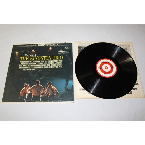 Kingston Trio The Best Of The Kingston Trio ST-1705 Vinyl LP, Comp, RE, RP, Scr