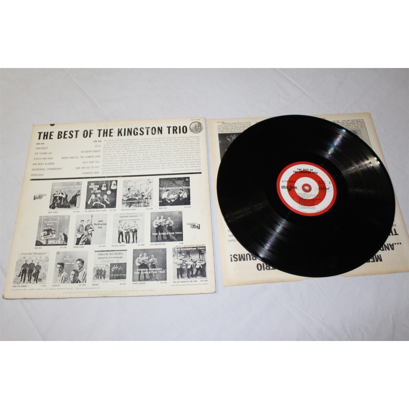 Kingston Trio The Best Of The Kingston Trio ST-1705 Vinyl LP, Comp, RE, RP, Scr