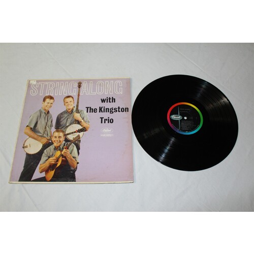 Kingston Trio String Along T-1407 Vinyl LP, Album, Mono