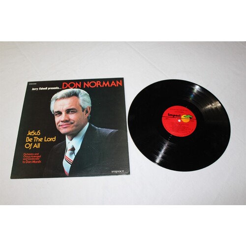Don Norman (2) Jesus Be The Lord Of All R3403 Vinyl LP