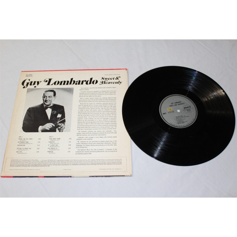 Guy Lombardo Sweet & Heavenly SPC-3073 Vinyl LP, Album