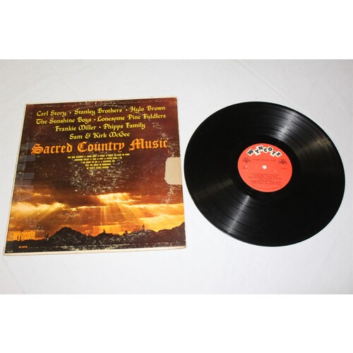 Various Sacred Country Music W-9078 Vinyl LP, Album, Comp, Mono