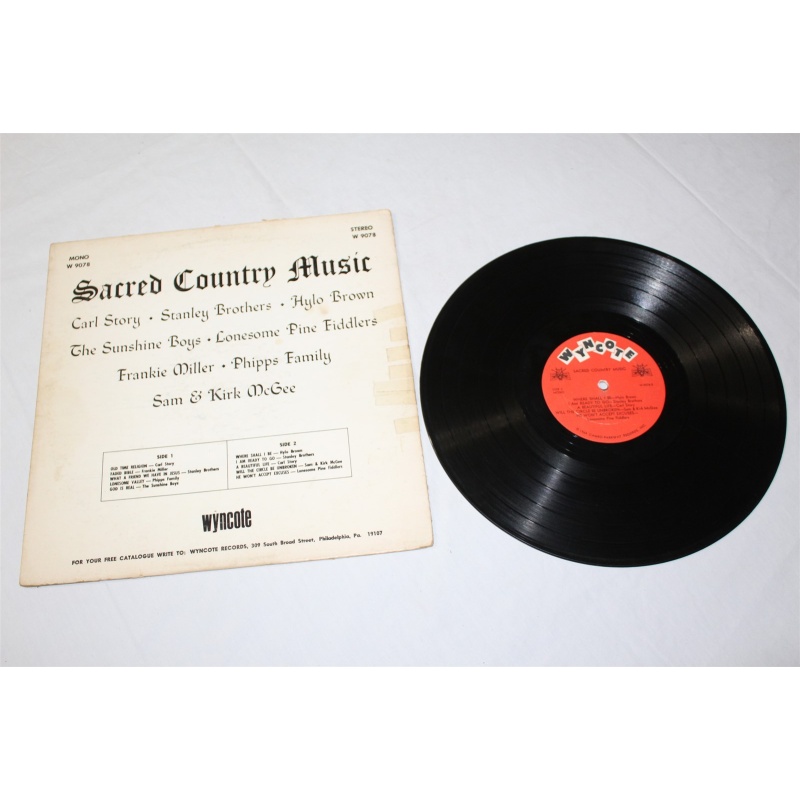 Various Sacred Country Music W-9078 Vinyl LP, Album, Comp, Mono