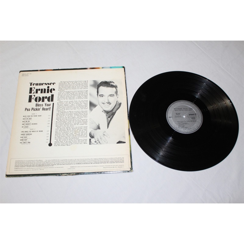 Tennessee Ernie Ford Bless Your Pea Pickin Heart! SPC-3047 Vinyl LP, Album, Co
