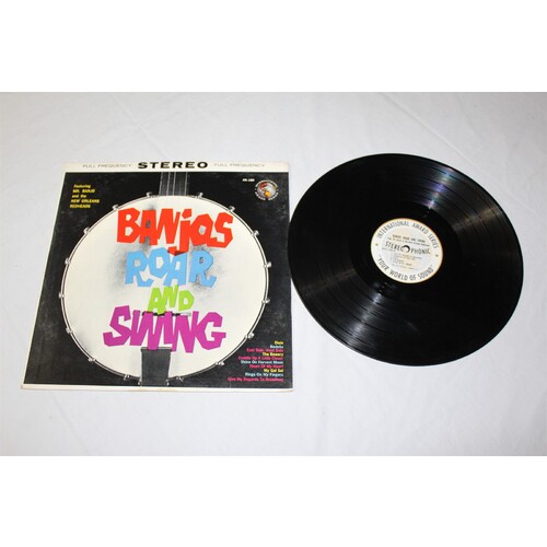 Mr. Banjo And The New Orleans Redheads Banjos Roar And Swing AK-180 Vinyl LP, Al