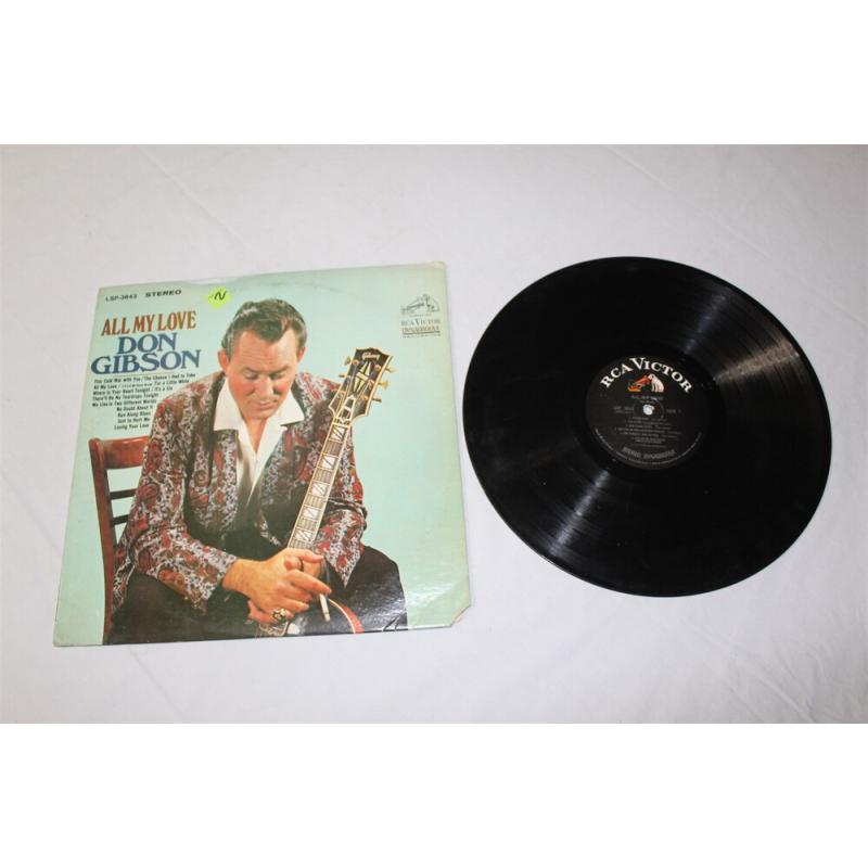 Don Gibson All My Love LSP-3843 Vinyl LP, Album