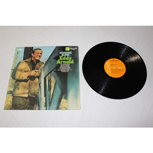 Eddy Arnold Standing Alone LSP-4390 Vinyl LP, Album