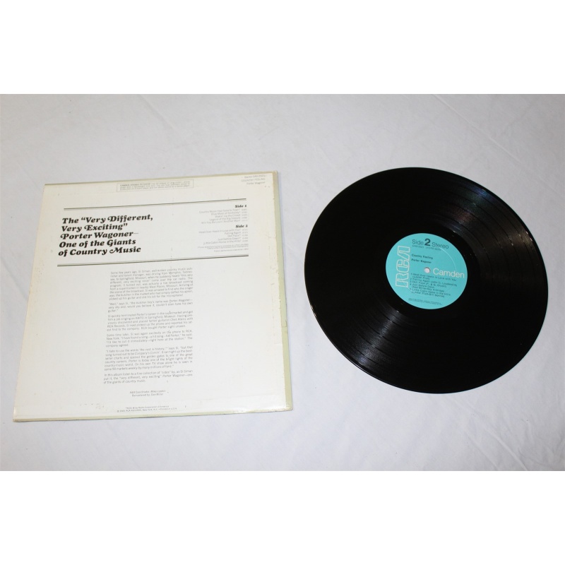 Porter Wagoner Country Feeling CAS-2321 Vinyl LP, Comp, RM