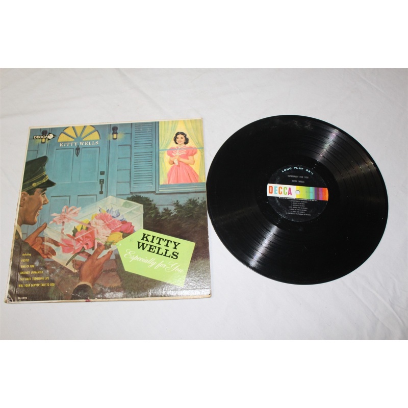 Kitty Wells Especially For You DL 4493 Vinyl LP, Album, Mono