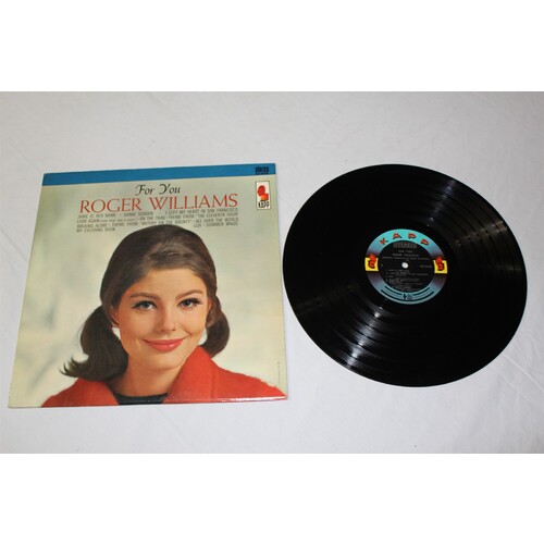 Roger Williams (2) For You KS-3336 Vinyl LP