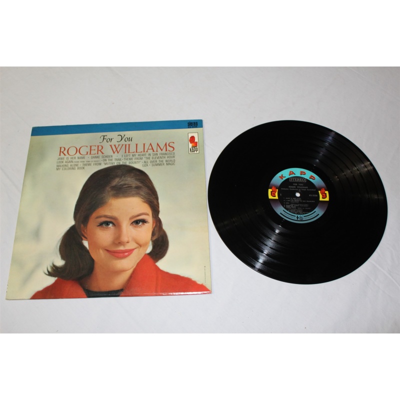 Roger Williams (2) For You KS-3336 Vinyl LP