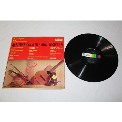 Various All-Time Country And Western DL 4010 Vinyl LP, Comp