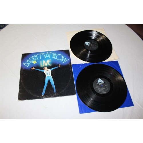 Barry Manilow Live AL 8500 Vinyl 2xLP, Album, Gat