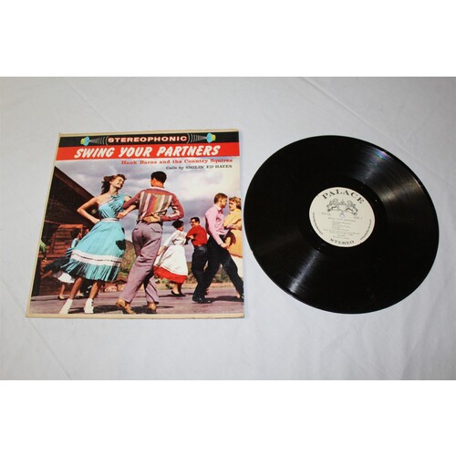 Hank Barns And The Country Squires Swing Your Partners PST-705, 705 Vinyl LP, Al