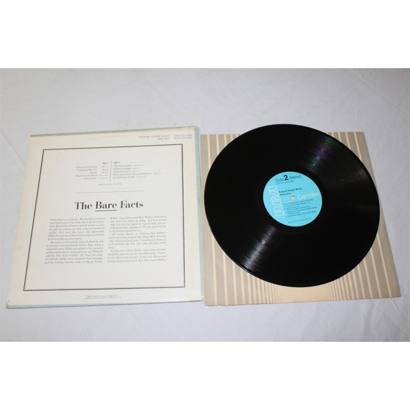 Bobby Bare Folsom Prison Blues CAS-2290 Vinyl LP