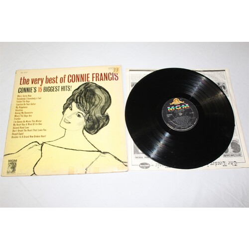 Connie Francis The Very Best Of Connie Francis (Connies 15 Biggest Hits) SE-41