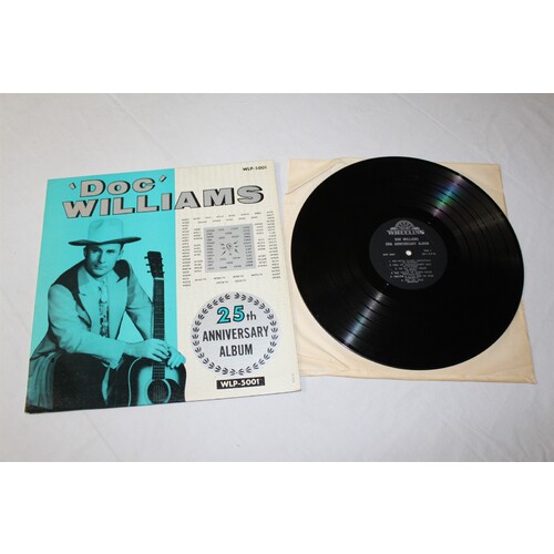 Doc Williams 25th Anniversary Album WLP-5001 Vinyl LP