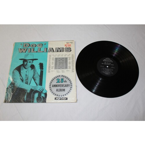 Doc Williams 25th Anniversary Album WLP-5001 Vinyl LP