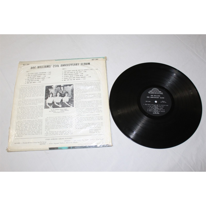 Doc Williams 25th Anniversary Album WLP-5001 Vinyl LP