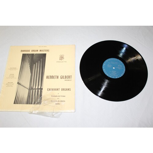 Kenneth Gilbert Baroque Organ Masters JAS 19034 Vinyl LP, Album