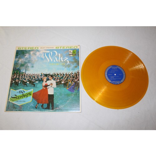 The 110 Strings Orchestra Waltz Favorites 9657S Vinyl LP