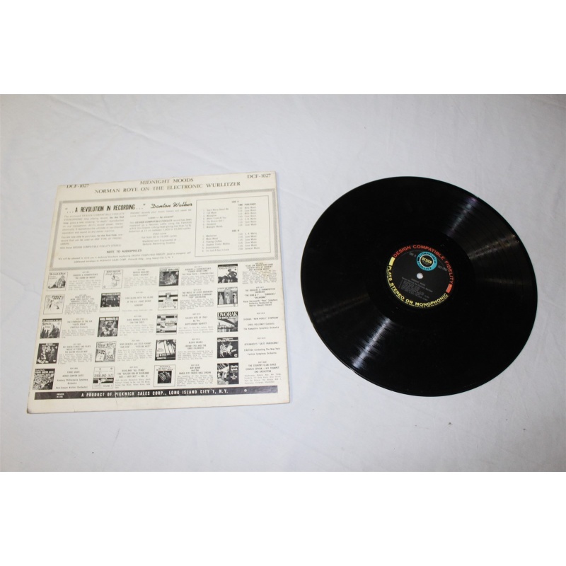 Norman Roye Midnight Moods DLP 70 Vinyl LP - 57-014