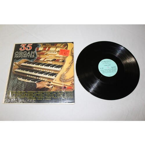 Unknown Artist 35 Organ Favorites CX-293 Vinyl LP, Album, Mono