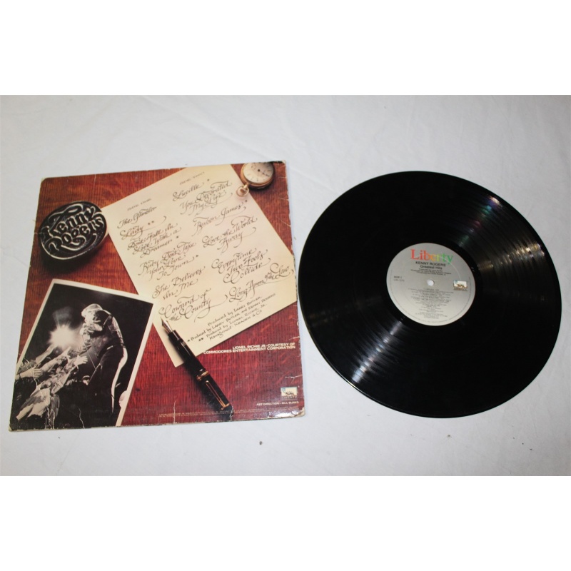 Kenny Rogers Greatest Hits LOO 1072, L00-1072 Vinyl LP, Comp