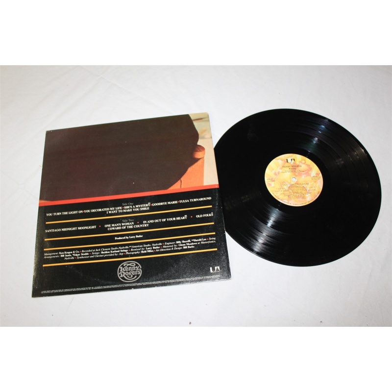 Kenny Rogers Kenny LWAK-979 Vinyl LP, Album, Club