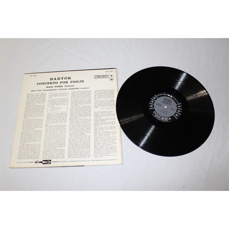 Isaac Stern, Leonard Bernstein, The New York Philharmonic Orchestra Bartok: Conc