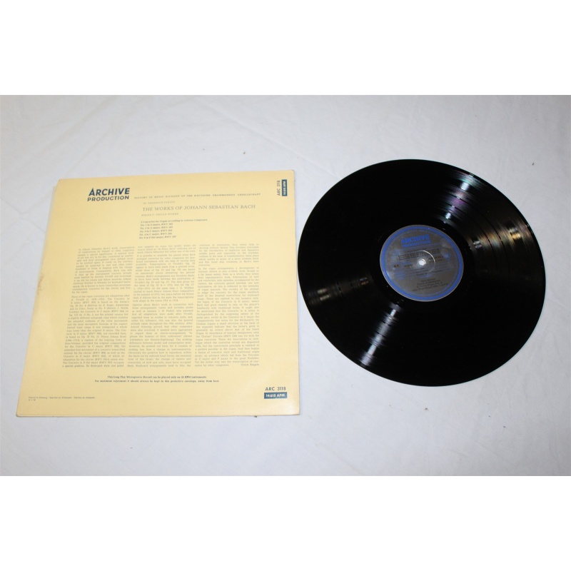 Johann Sebastian Bach, Hans Heintze 5 Concertos For Organ According To Various C