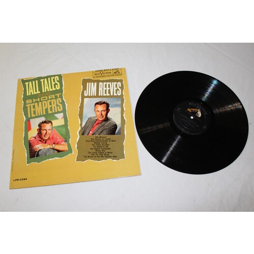 Jim Reeves Tall Tales And Short Tempers LPM-2284 Vinyl LP, Album, Mono
