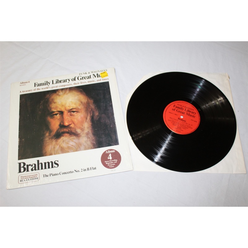 Johannes Brahms The Piano Concerto No. 2 In B Flat FW-304 Vinyl LP, Album