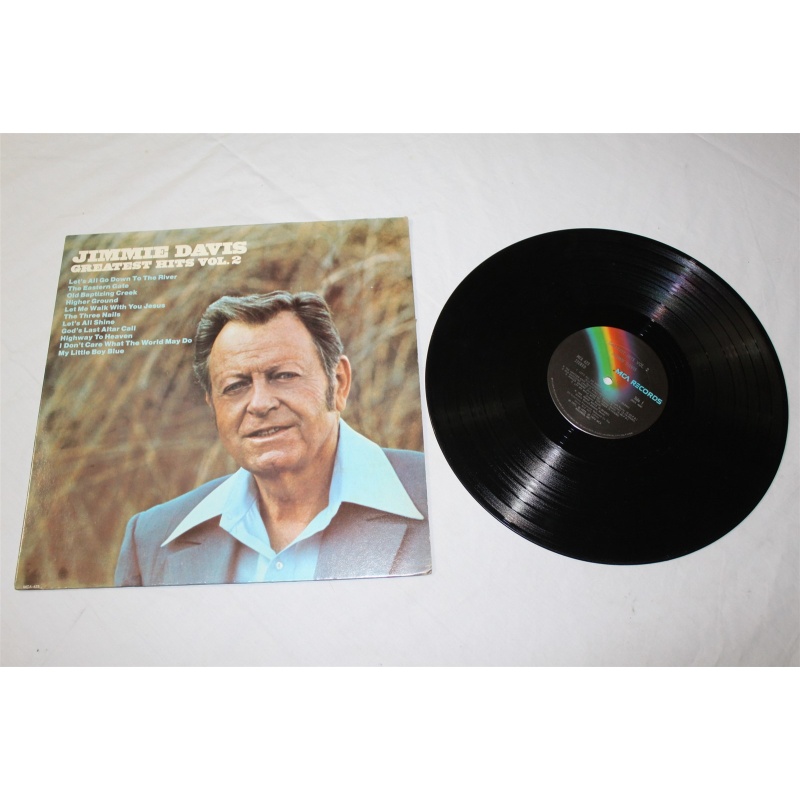 Jimmie Davis Greatest Hits Vol. 2 MCA-423 Vinyl LP, Comp - 57-066