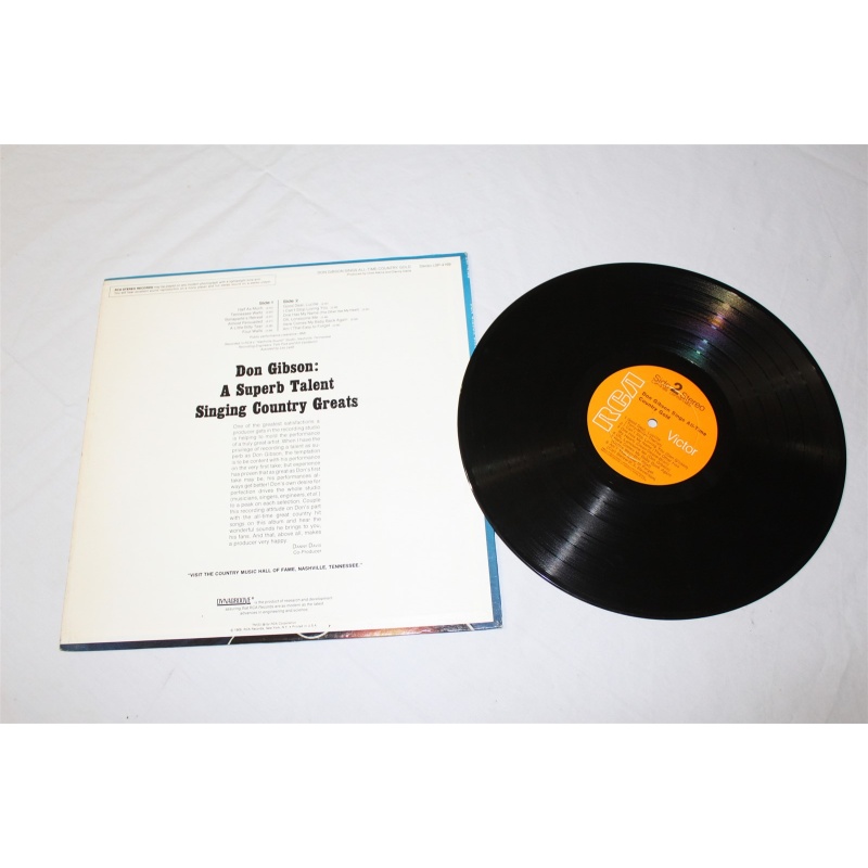 Don Gibson Sings All-Time Country Gold LSP-4169 Vinyl LP