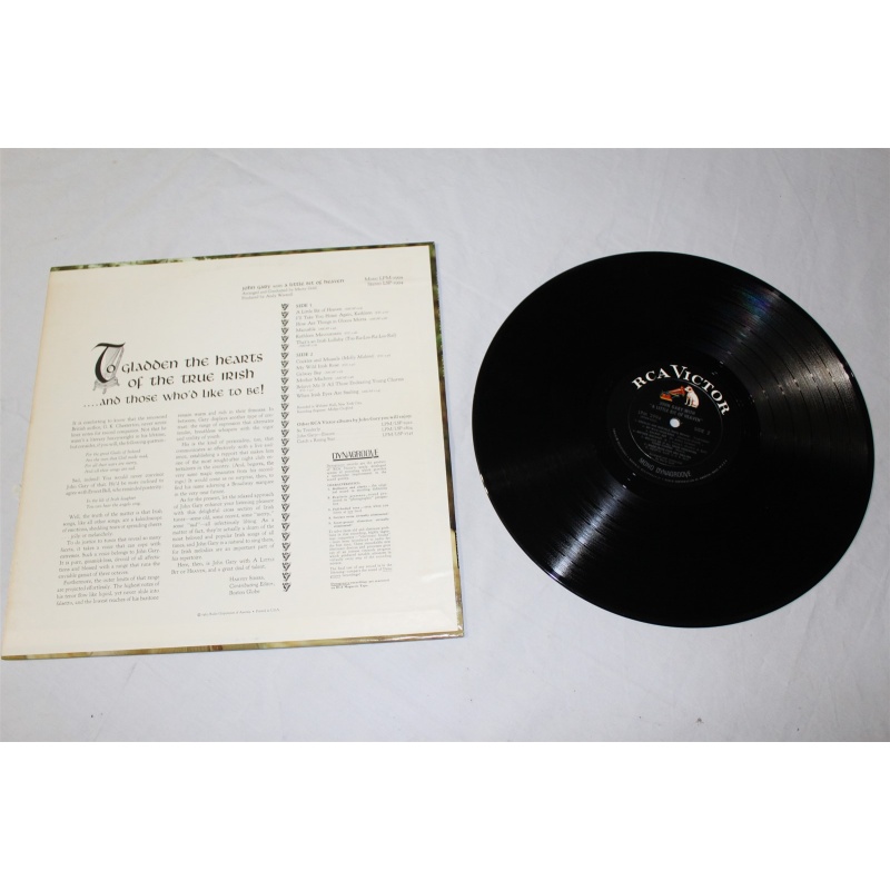 John Gary A Little Bit Of Heaven LSP-2994 Vinyl LP, Album