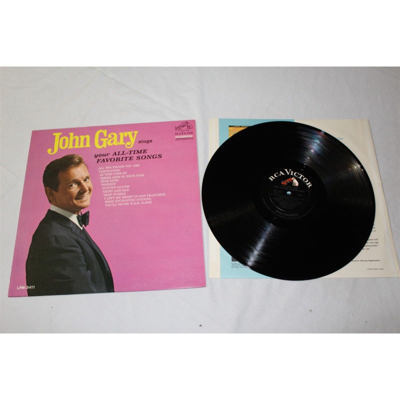 John Gary Sings Your All-Time Favorite Songs LPM-3411, LPM 3411 Vinyl LP, Album, - 57-072